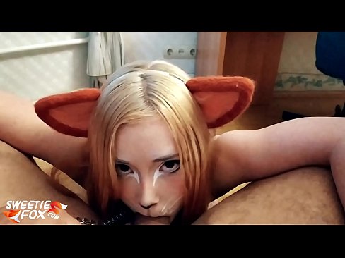 ❤️ Kitsune gbe dick ati pẹlu ni ẹnu rẹ ❤ si wa ❌❤